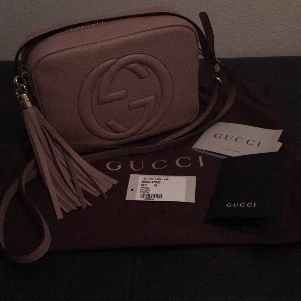 Authentic Gucci Soho Disco In RARE  Color Cipria